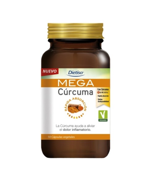 Mega Cúrcuma 50 caps. - Dielisa