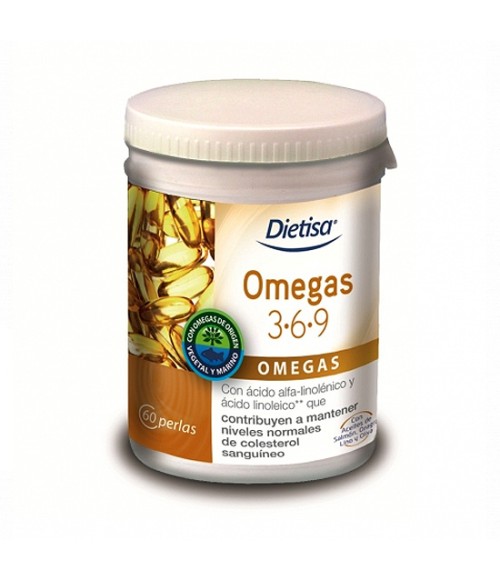 Omegas 3-6-9 60 perlas - Dielisa