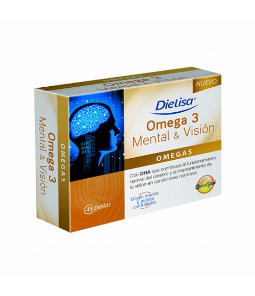 Omega 3 Mental & Vision 45 perlas - Dielisa