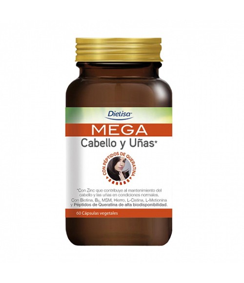 Mega Cabello y Uñas 60 caps. - Dielisa