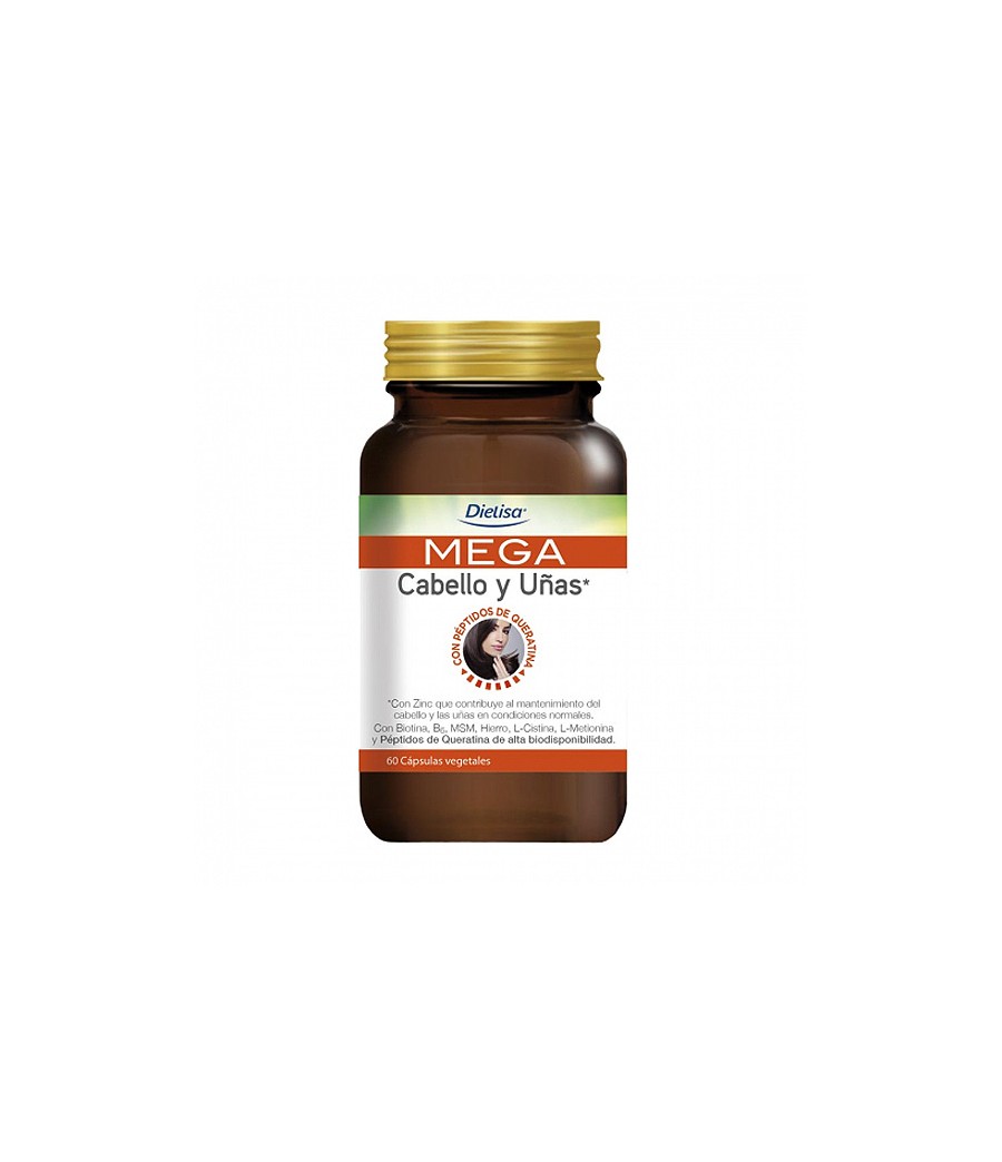 Mega Cabello y Uñas 60 caps. - Dielisa