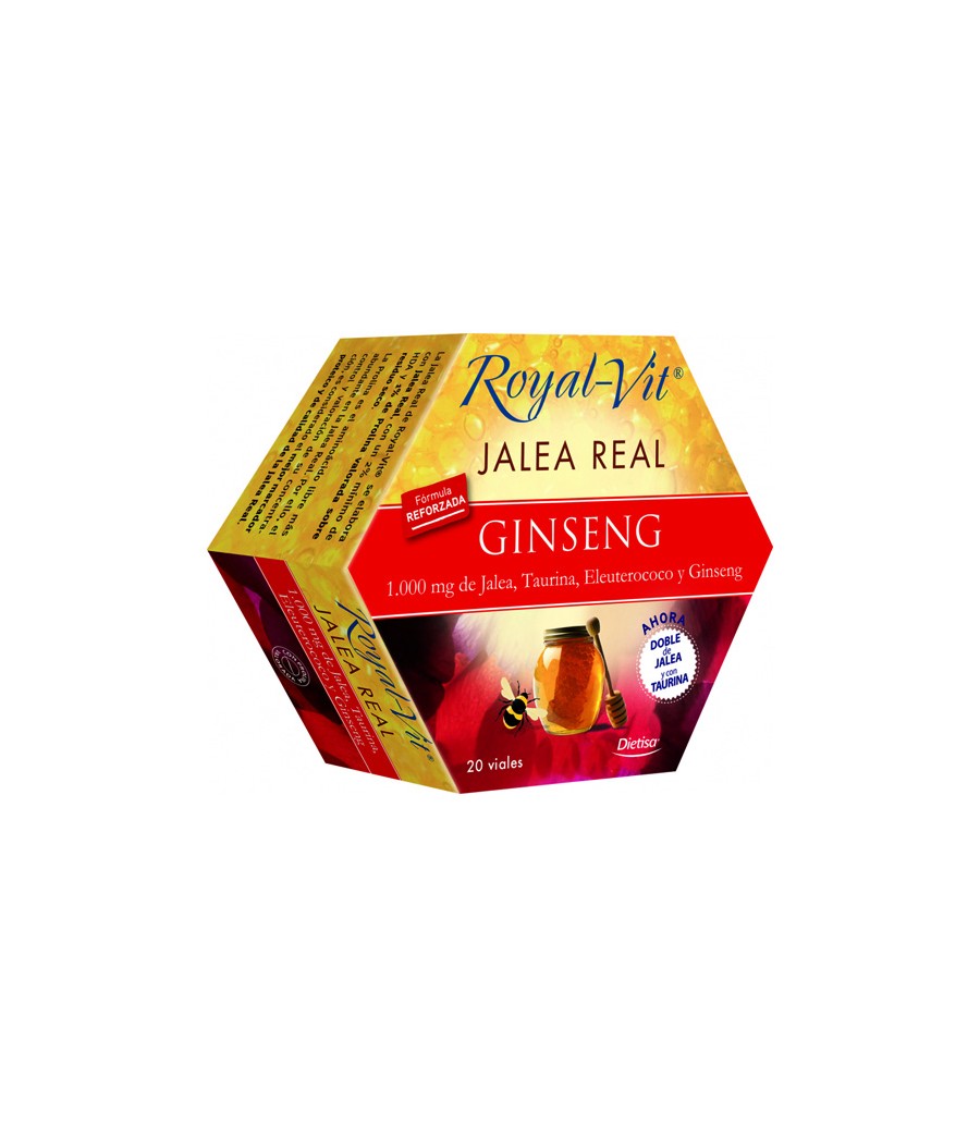 Jalea Real con Ginseng 20 viales - Royal-Vit