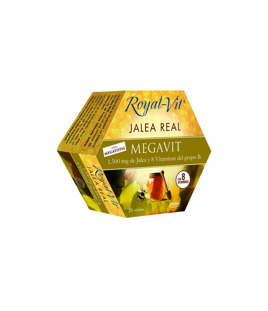 Jalea Real Megavit 20 viales - Royal-Vit