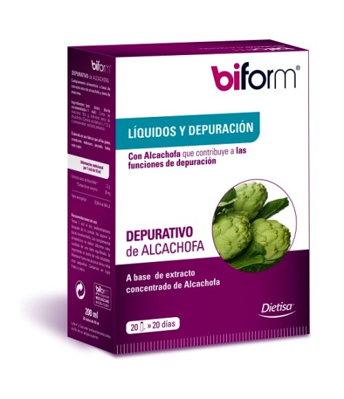 Depurativo de Alcachofa 20 viales - Biform