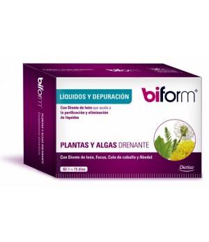 Plantas y Algas Drenante 60 cap. - Biform