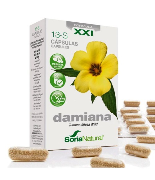 13-S Damiana 30 cápsulas Soria Natural