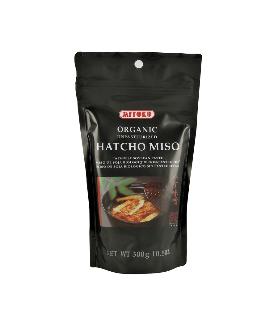 Hatcho Miso Orgánico 300 gr (Sin pasteurizar) Mitoku