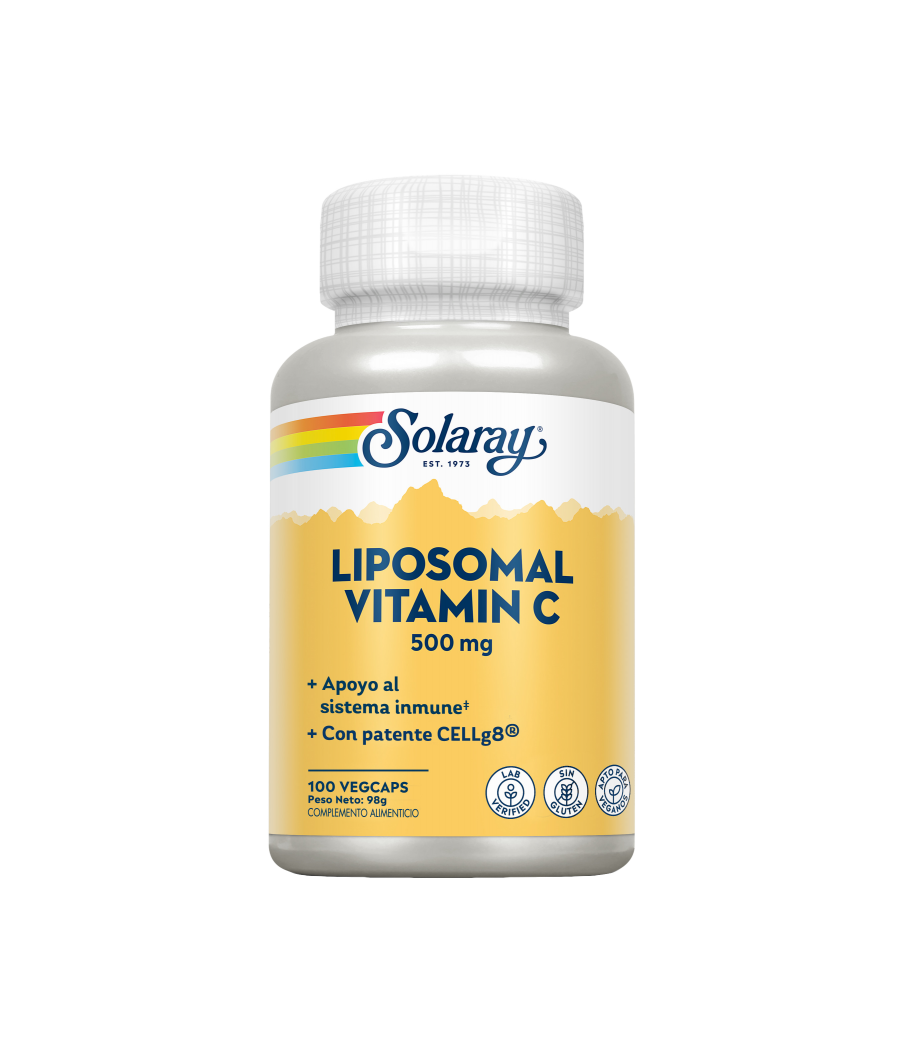 Liposomal Vitamin C 500 mg 100 vegcaps. - Solaray