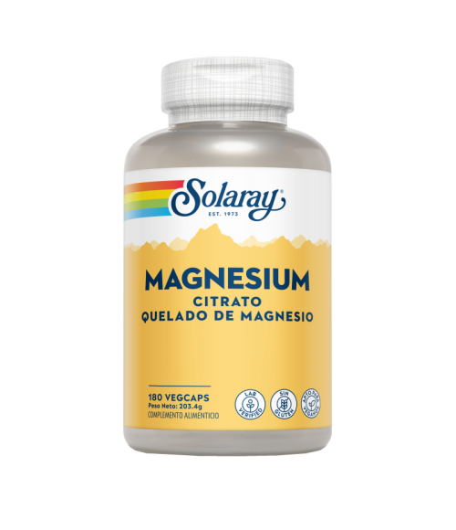 Magnesium Citrate 180 vegcaps - Solaray