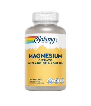 Magnesium Citrate 180 vegcaps - Solaray