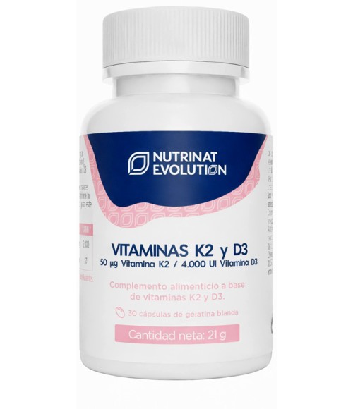 Vitaminas K2 y D3 - Nutrinat Evolution