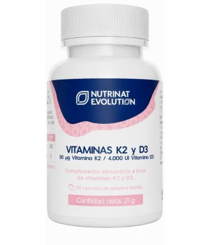 Vitaminas K2 y D3 - Nutrinat Evolution