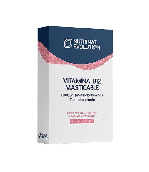 Vitamina B12 Masticable - Nutrinat Evolution
