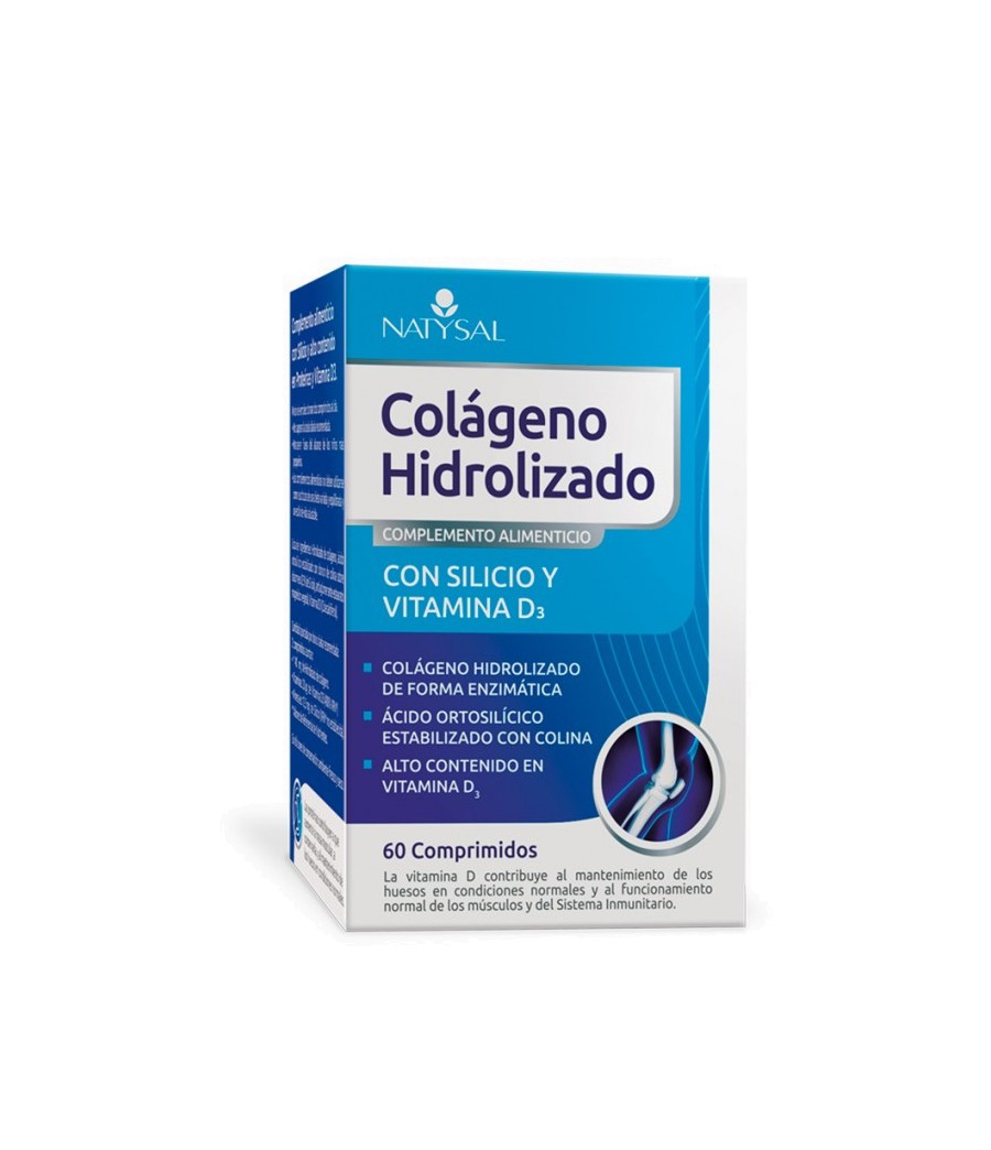 Colágeno Hidrolizado con Silicio y Vitamina D3 60 cap. Natysal