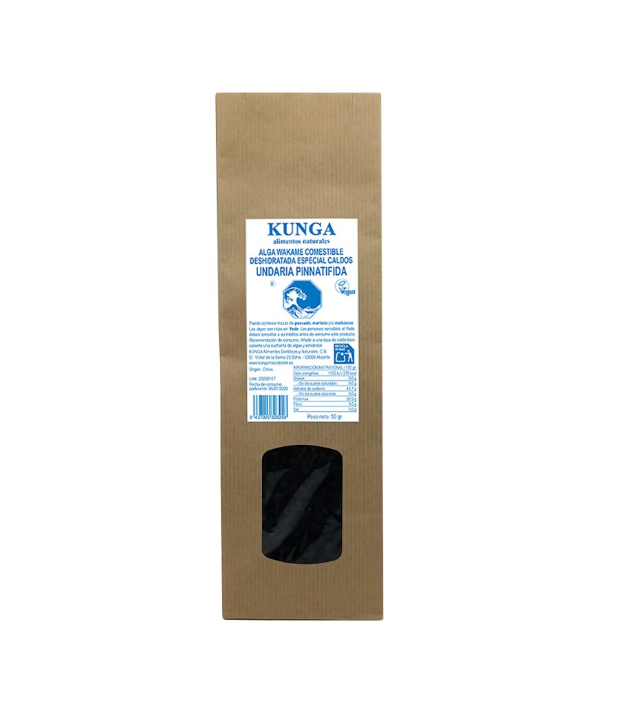 Undaria Pinnatifida (Wakame) Especial Caldos 50 gr. KUNGA