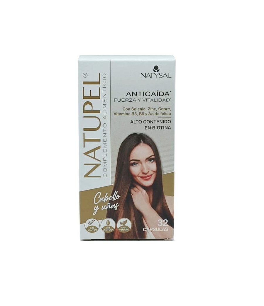 Natupel Anticaída, Fuerza y Vitalidad Cabello-Uñas 32 caps - Natysal