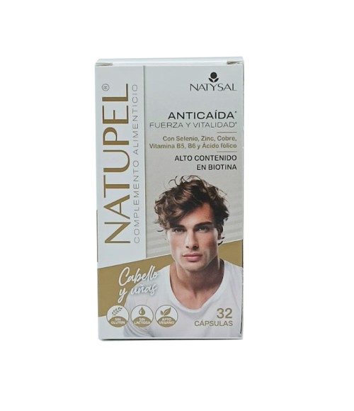 Natupel Anticaída, Fuerza y Vitalidad Cabello-Uñas 32 caps - Natysal