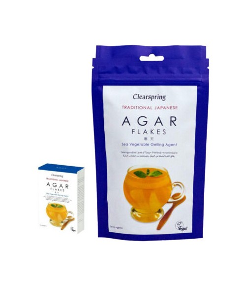 Agar Agar 28 gr Copos - Clearspring