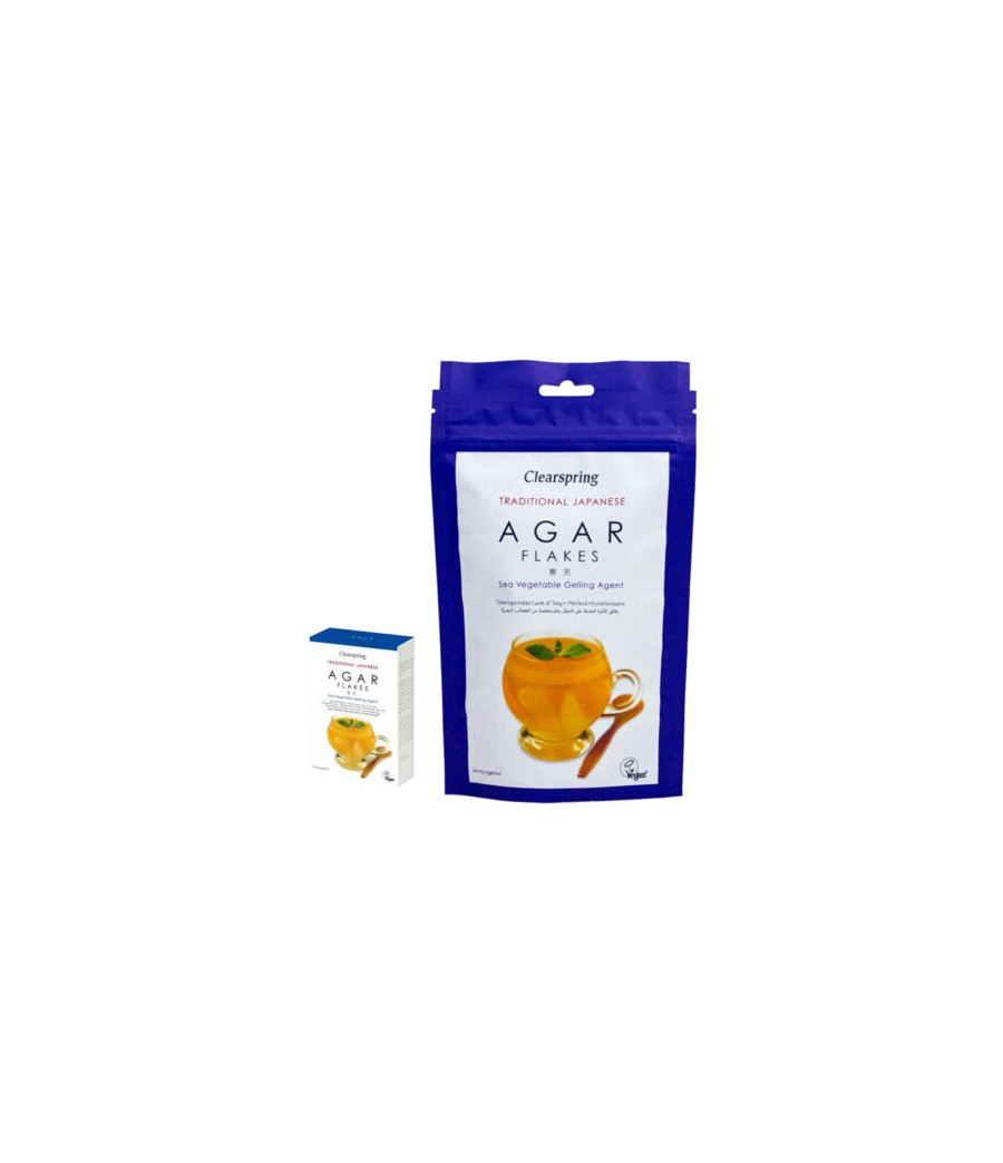 Agar Agar 28 gr Copos - Clearspring