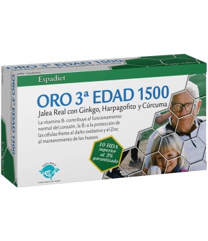 Jalea Oro 3ª Edad 1500 (Jalea Real) 20 viales Espadiet