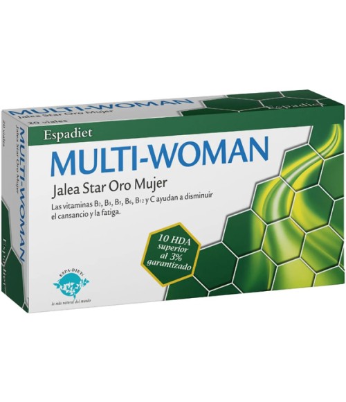 Jalea Multi-Woman Star Oro (Jalea Real) 20 viales Espadiet