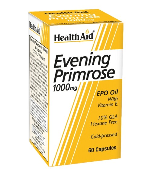 Aceite de onagra 1.000 mg y vitamina E HealthAid