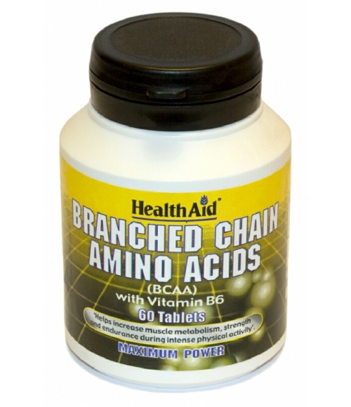 BCAA (Aminoácidos ramificados) con vitamina B6 HealthAid