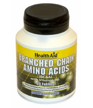 BCAA (Aminoácidos ramificados) con vitamina B6 HealthAid