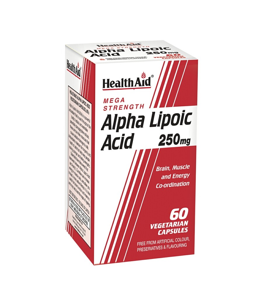 Ácido Alfa Lipoico 250 mg HealthAid