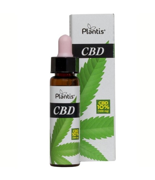 CBD Aceite de Cannabis 10% (1000mg) - 10 ml gotas PLANTIS