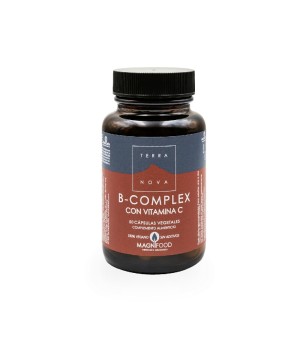 B-Complex con Vitamina C 50 cáps. vegetales - Terranova