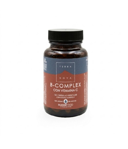 B-Complex con Vitamina C 100 cáps. vegetales - Terranova
