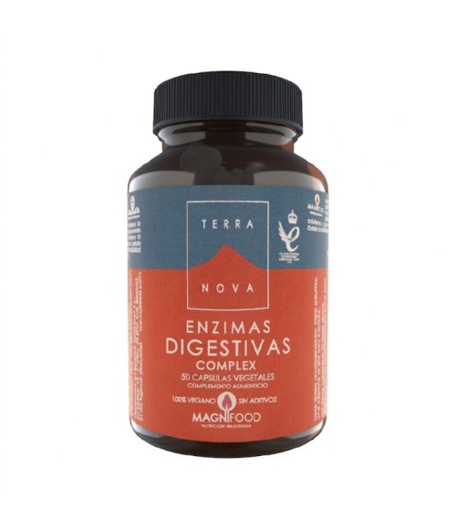 Enzimas Digestivas Complex 50 cáps. vegetales - Terranova
