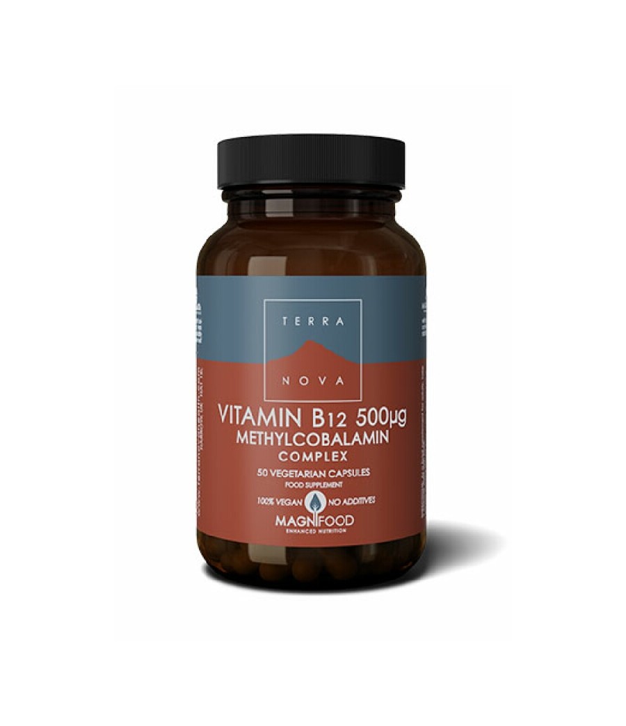 Vitamina B12 500 µg Complex (metilcobalamina) 50 cáps. vegetales - Terranova