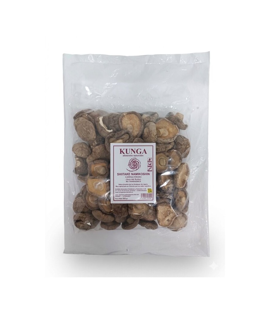 Shiitake Namikoshim Extra Grande 4-5 cm 500 gr KUNGA | Setas Shiitake Secas