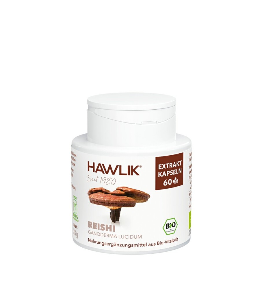 Reishi (Ganoderma lucidum). Extracto puro BIO 60 cáps. vegetales - Hawlik