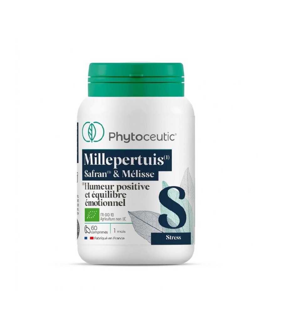 Complejo Hipérico+Azafrán+Melisa BIO 60 comp. - Laboratoires Phytoceutic