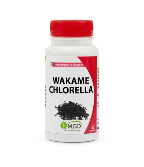Wakame Clorela 60 cáps. vegetales - MGD