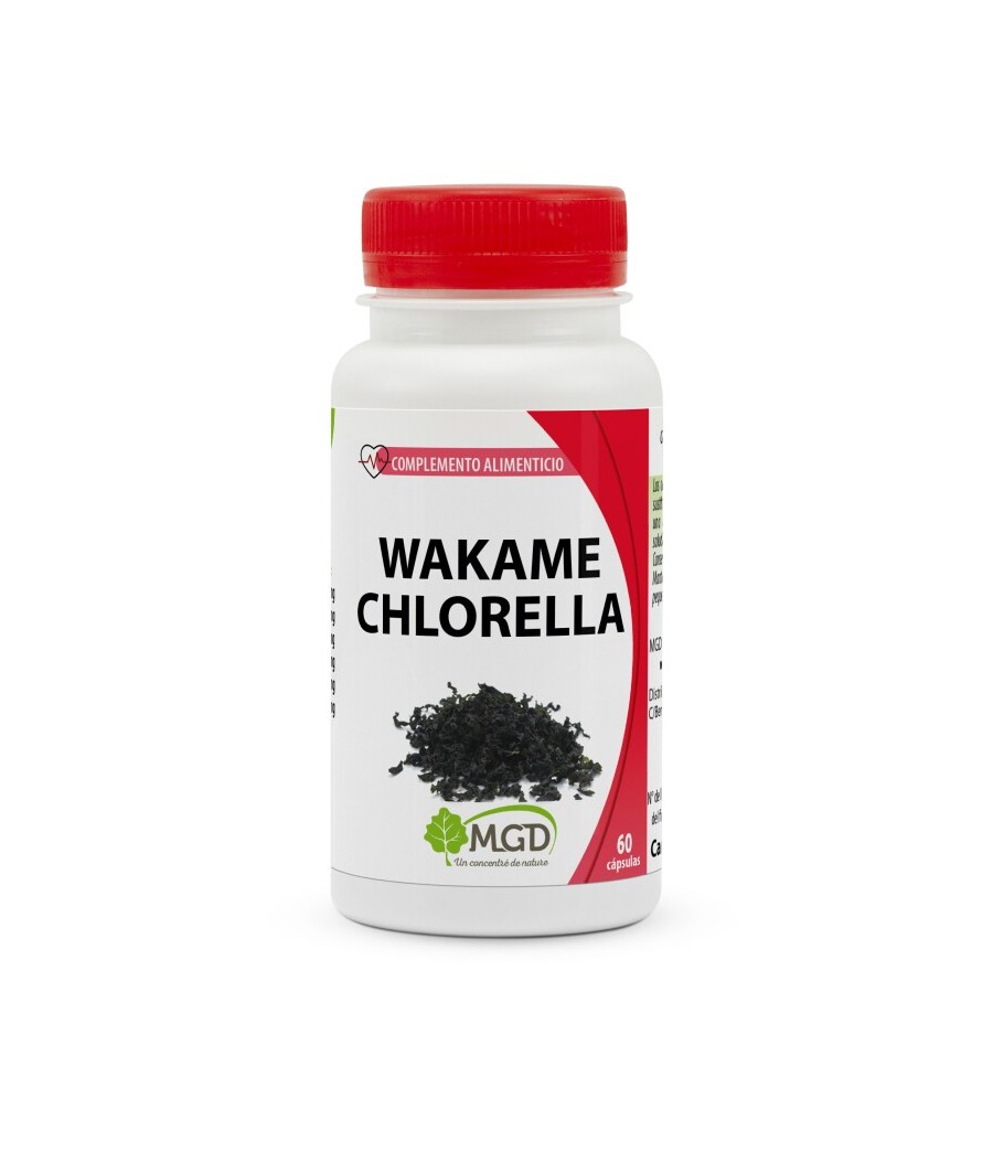 Wakame Clorela 60 cáps. vegetales - MGD