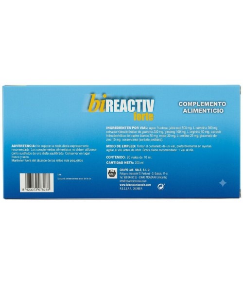 Bireactiv Forte 20 viales - Nale