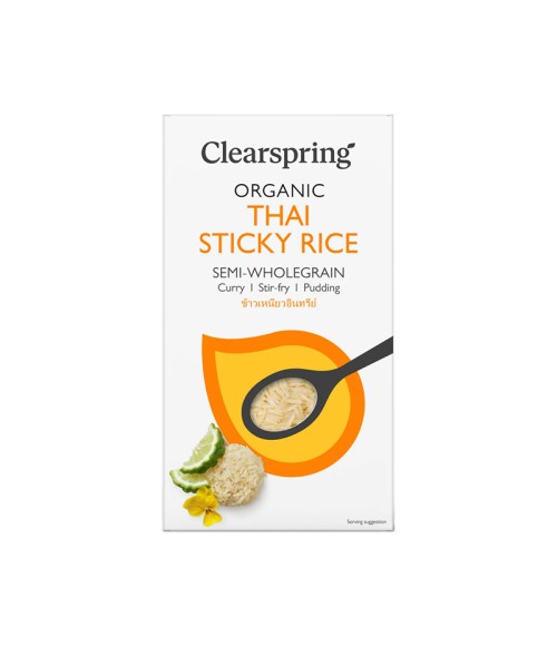 Arroz Thai Glutinoso Semi-Integral Ecológico 500 gr Clearspring