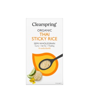 Arroz Thai Glutinoso Semi-Integral Ecológico 500 gr Clearspring