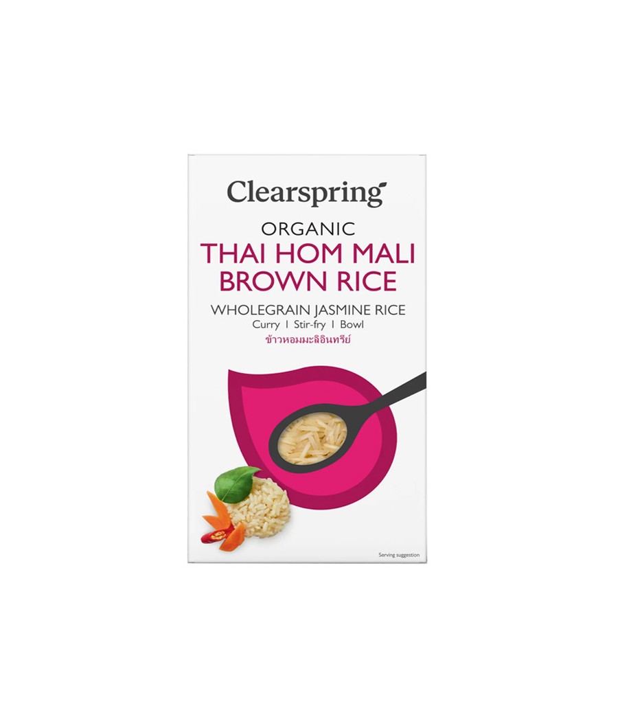 Arroz Thai Hom Mali Jarmín Integral Ecológico 500 gr Clearspring