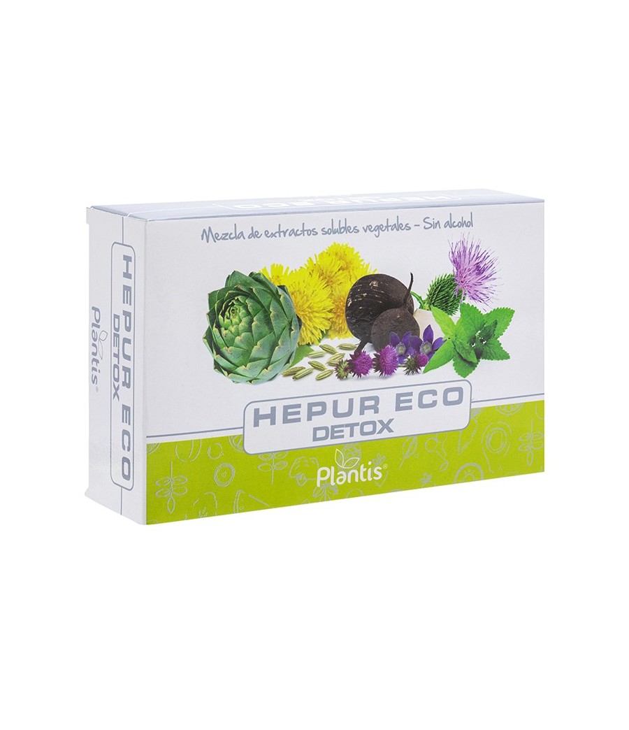 Hepur Eco Detox 20 viales de 10 ml. Plantis