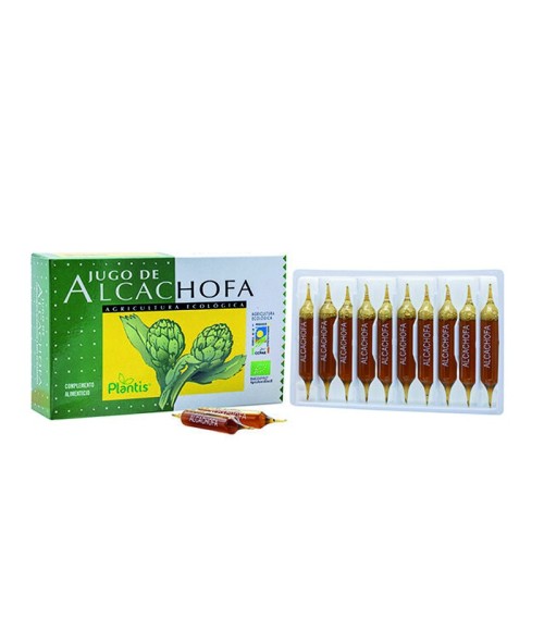Jugo de Alcachofa Eco 20 viales x 10 ml. Plantis