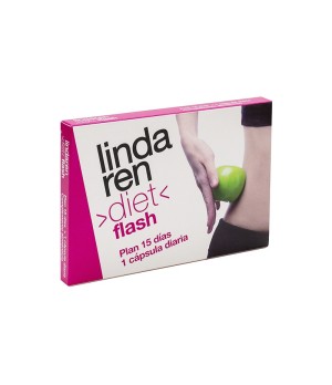 Lindaren Diet Flash (Quema Grasas de Efecto Rápido) 15 cáp.Plantis