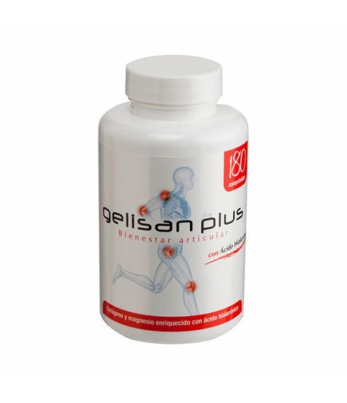 Gelisan Plus Colágeno + Ácido Hialurónico + mg 180 cap. Plantis