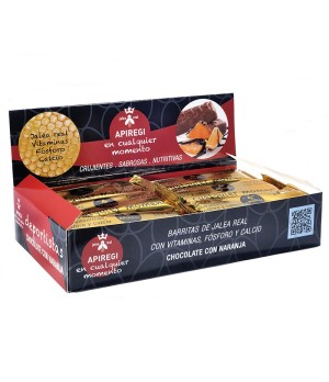 Barritas Apiregi (Jalea Real + Calcio + Fósforo + Vitaminas)  18 barritas de 35 gr. Plantis