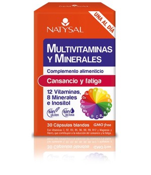 Multivitaminas y Minerales 30 cáp. Natysal