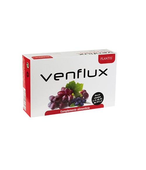 Venflux Ampollas (Vid Roja, Mirtillo y Vitaminas) 20 viales Plantis